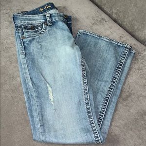 KUT from the  kloth Kate lowrise bootcut jeans